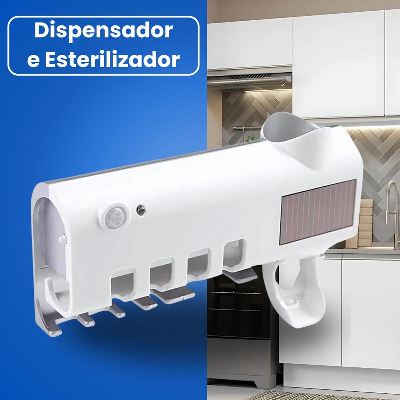 Dispensador e Esterilizador Automático de Pasta de Dente