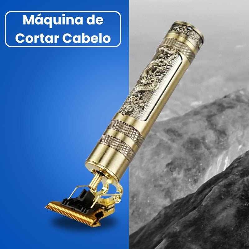 Máquina de Cortar Cabelo Profissional Dragão Elétrica