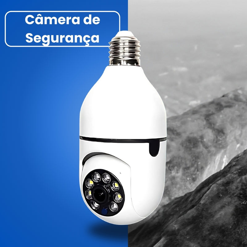 Câmera de Segurança Wi-Fi Sem Fio 360°