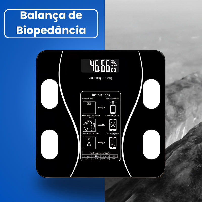 Balança Digital de Bioimpedância Corporal