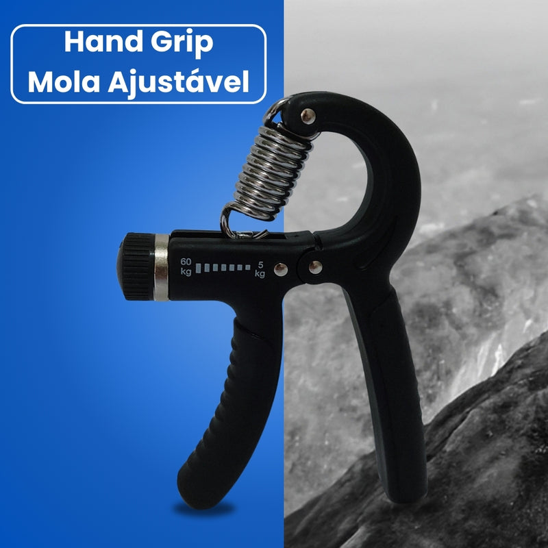 Hand Grip com Mola Ajustável de 5kg a 60kg – Fortalecimento e Fisioterapia para Antebraço