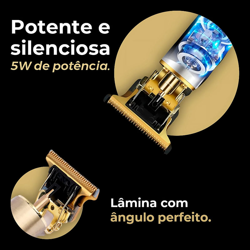 Máquina de Cortar Cabelo Profissional Dragão Elétrica