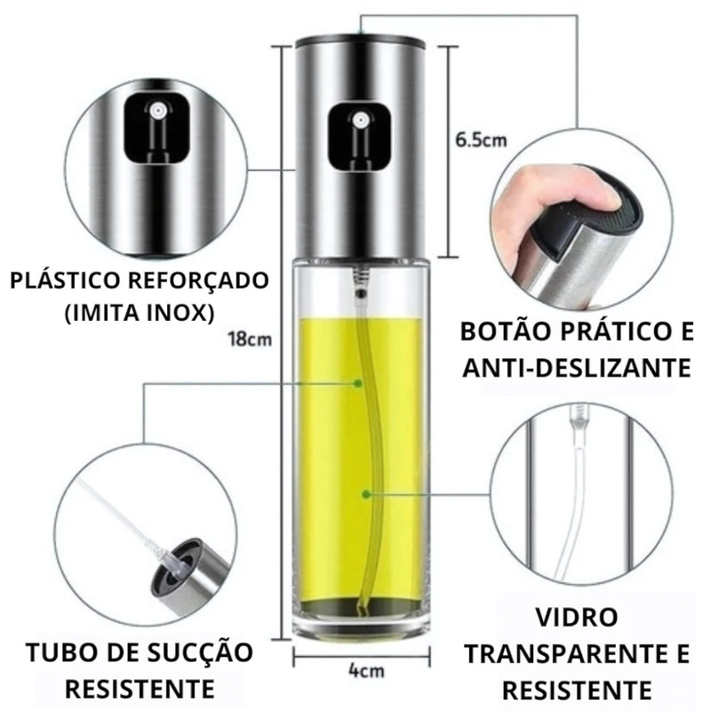 Vidro Spray e Pulverizador de Cozinha