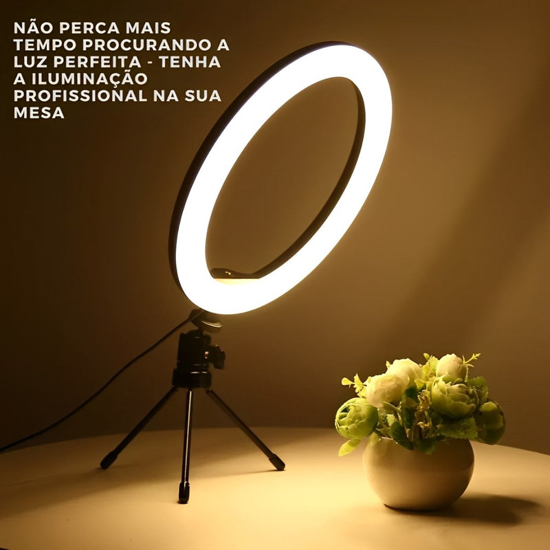 Ring Light Profissional 6 polegadas com Tripé