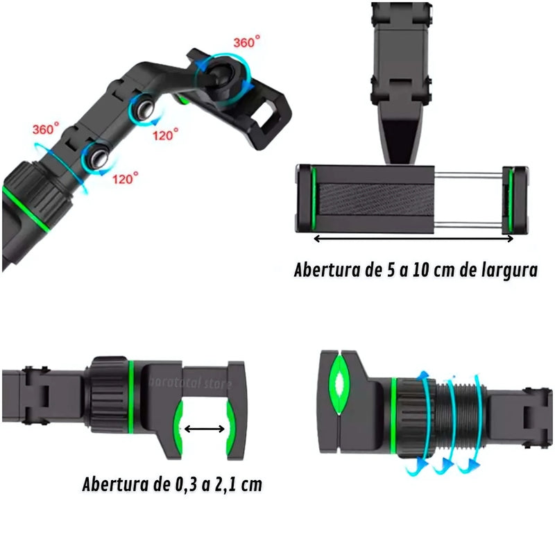 Suporte de Celular Veicular 360° Graus