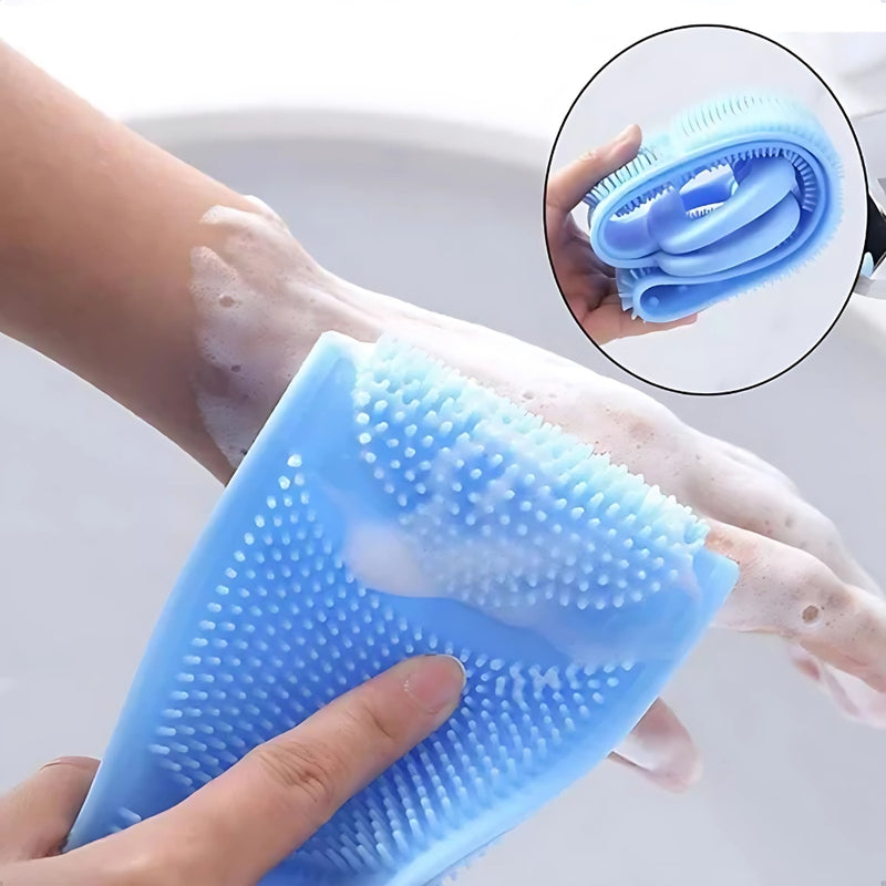 Esponja de Silicone Massageadora para Banho