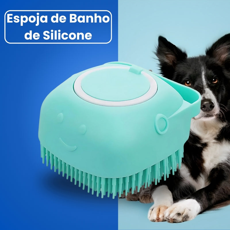 Esponja de Silicone Para Banho