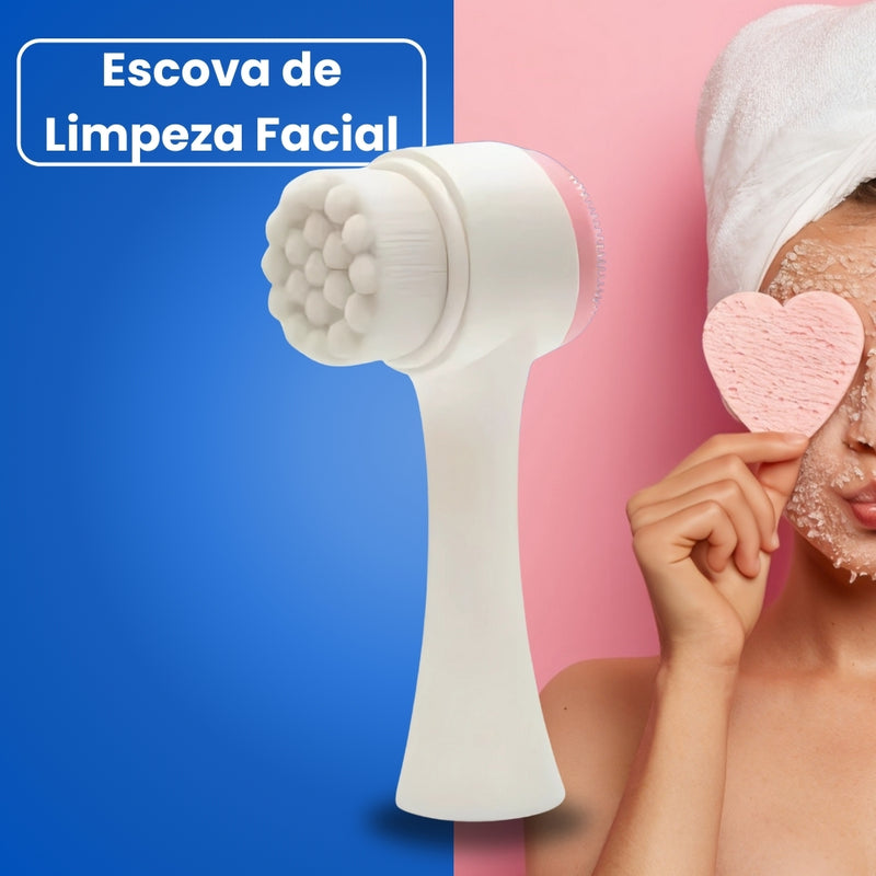 Escova Limpeza Facial 2 Em 1