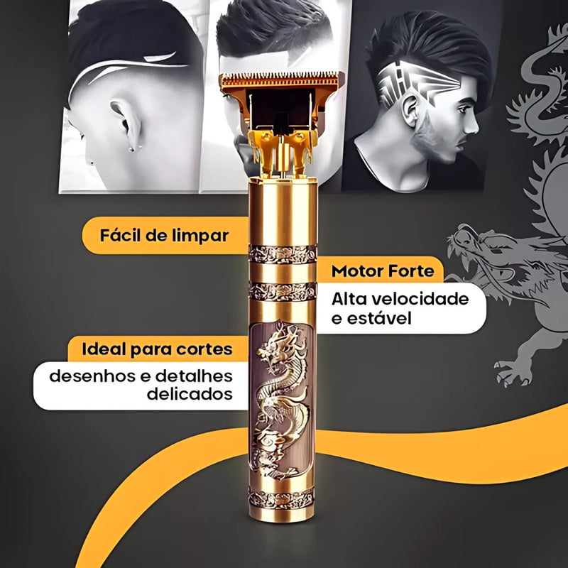 Máquina de Cortar Cabelo Profissional Dragão Elétrica